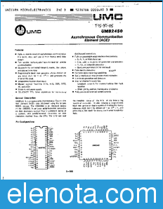 UMC UM82450 datasheet