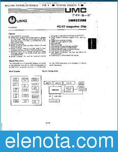UMC UM82C088 datasheet