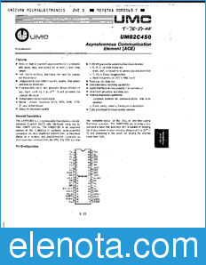 UMC UM82C450 datasheet
