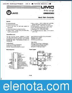 UMC UM83C001 datasheet