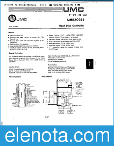 UMC UM83C021 datasheet