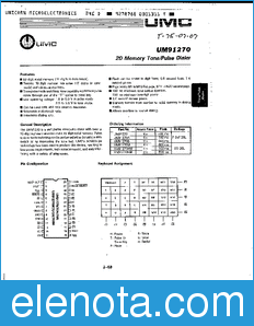 UMC UM91270 datasheet