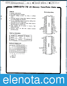 UMC UM91271 datasheet