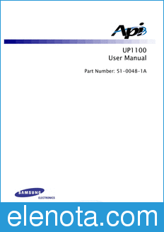 Samsung UP1100 datasheet