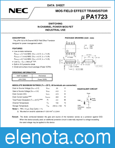NEC UPA1723 datasheet