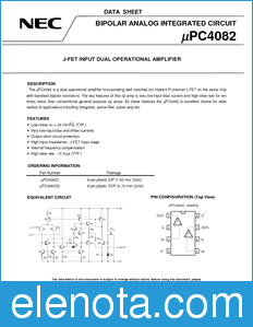 NEC UPC4082 datasheet