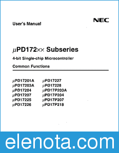 NEC UPD17203A datasheet