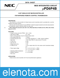 NEC UPD6P4B datasheet