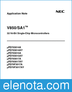 NEC UPD703014A datasheet