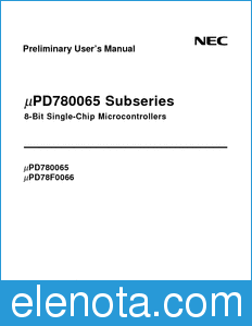 NEC UPD780065 datasheet