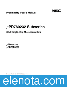 NEC UPD780232 datasheet