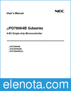 NEC UPD78064B datasheet