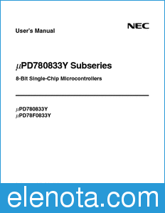 NEC UPD780833Y datasheet