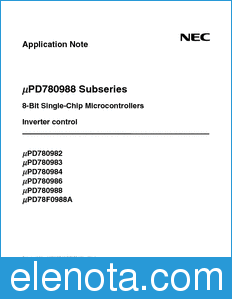 NEC UPD780982 datasheet