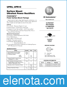 ON Semiconductor UPR5 datasheet