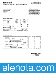 Microsemi UTX3105 datasheet