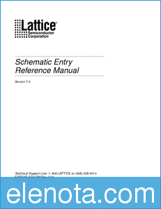 Lattice User Manuals datasheet