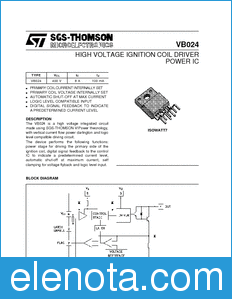 STMicroelectronics VB024 datasheet
