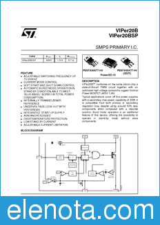 STMicroelectronics VIPER20BSP datasheet