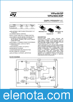 STMicroelectronics VIPER50ASP datasheet
