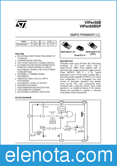 STMicroelectronics VIPER50BSP datasheet