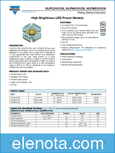 Vishay VLPN0101C6 datasheet
