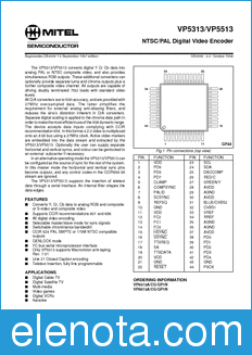 Zarlink Semiconductor VP5513 datasheet