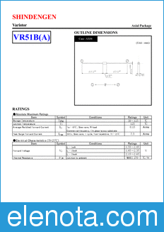 Shindengen VR-51B(A) datasheet