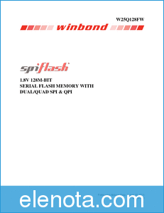 Winbond W25Q128FW datasheet