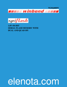 Winbond W25Q40BW datasheet