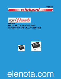 Winbond W25X64V datasheet