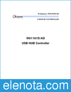 Winbond W81181 datasheet