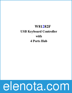 Winbond W81282 datasheet
