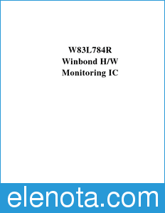Winbond W83L784R datasheet