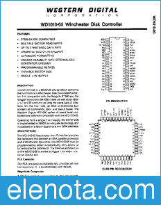 Western Digital WD1010-05 datasheet