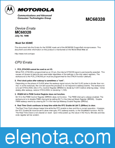 Motorola XC68328PV datasheet