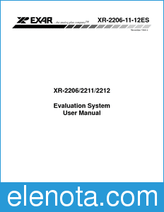Exar XR2206ES datasheet