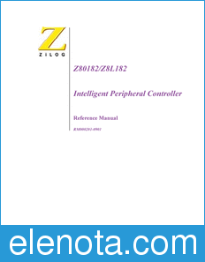 Zilog Z180 datasheet