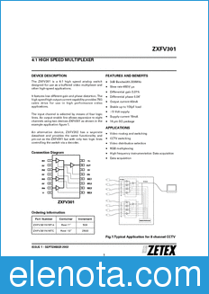 Zetex ZXFV301N16 datasheet