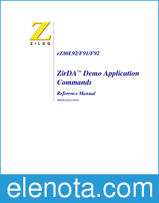 Zilog eZ80Acclaim! datasheet