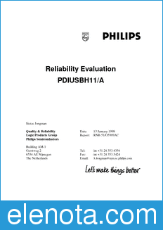 Philips pdiusbh11a datasheet
