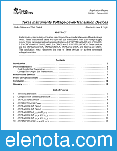 Texas Instruments sn74lvc4245a datasheet