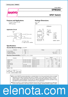 Sanyo spm3202 datasheet